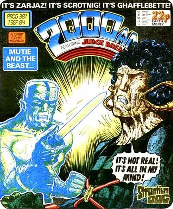 Cover of 2000 AD #381