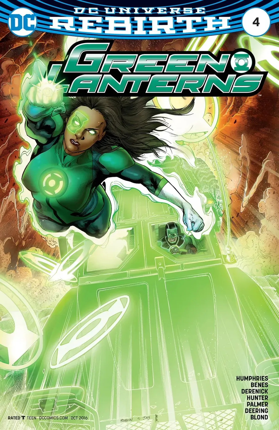Cover of Green Lanterns #4