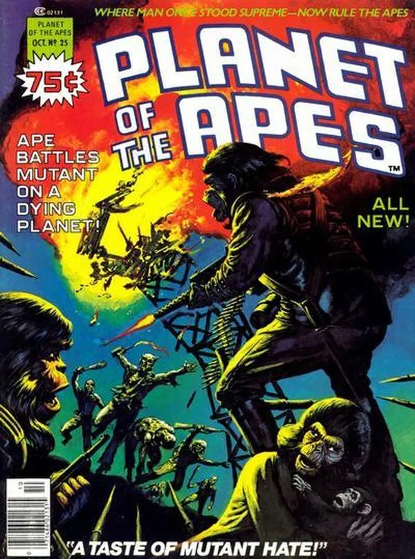 Cover of Planet of the Apes #25