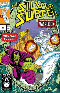 Cover of Silver Surfer #47