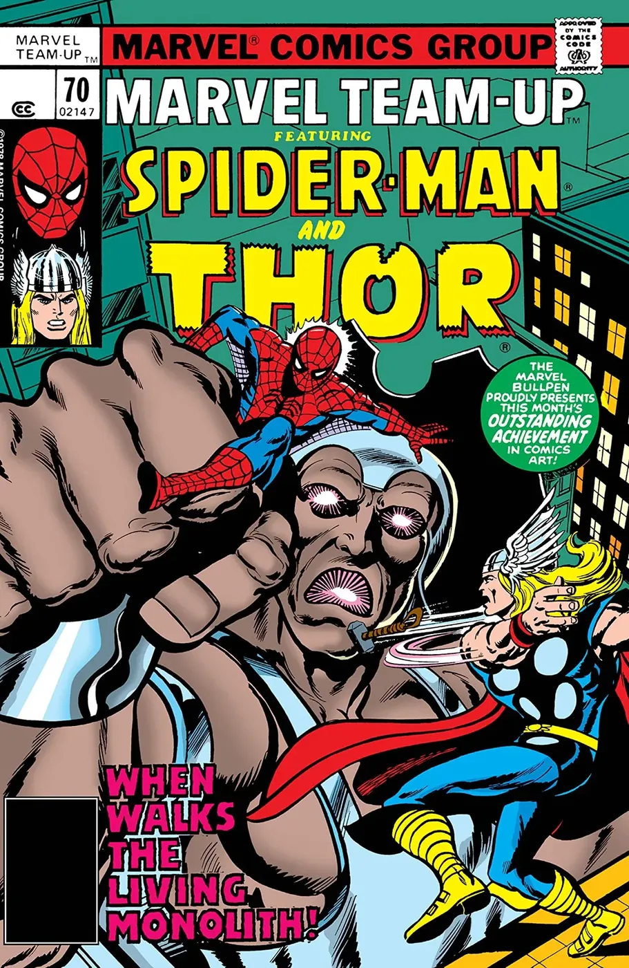 Cover of Marvel Team-Up #70