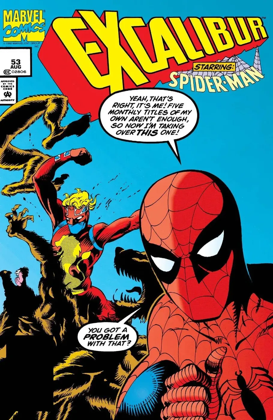 Cover of Excalibur #53