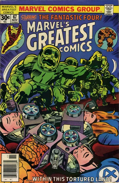 Cover of Marvel's Greatest Comics #67