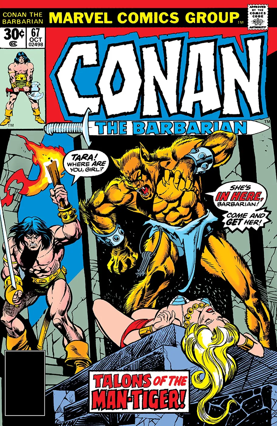 Cover of Conan the Barbarian #67