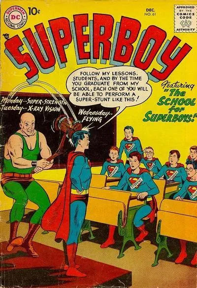 Cover of Superboy #61