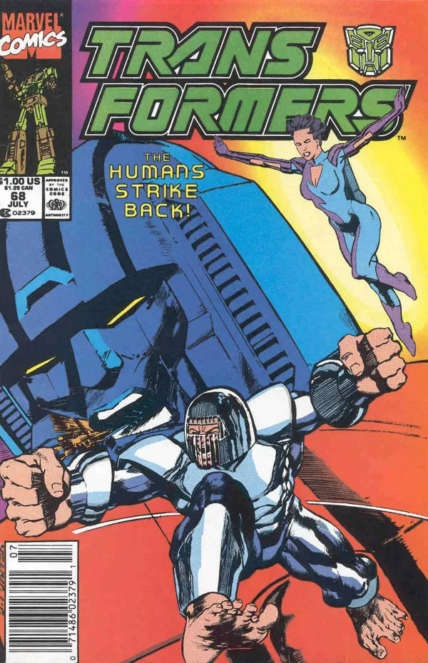Cover of The Transformers #68