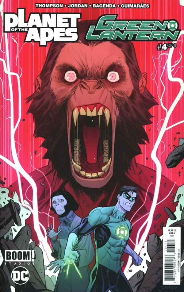 Cover of Planet of the Apes / Green Lantern #4