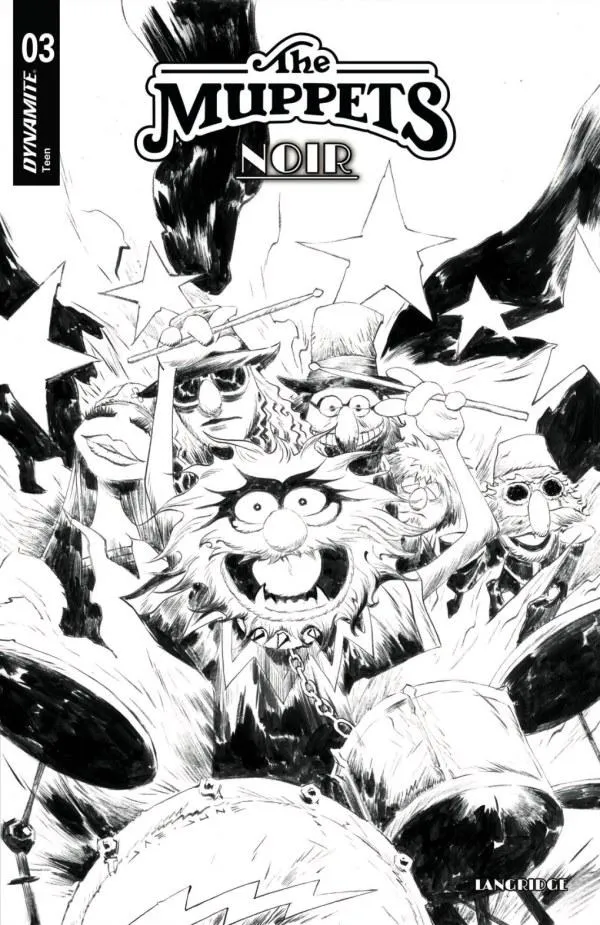 Cover of The Muppets Noir #3