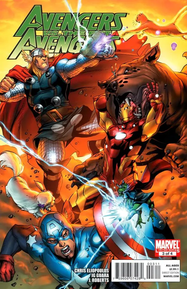 Cover of Avengers vs. Pet Avengers #3