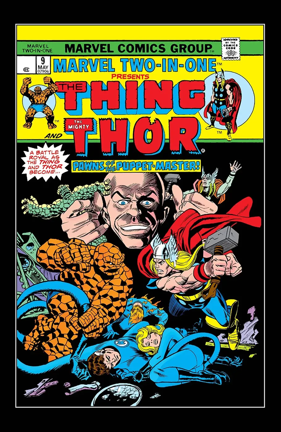 Cover of Marvel Two-in-One #9