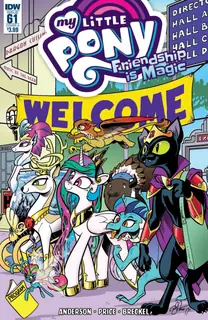 Cover of My Little Pony: Friendship Is Magic #61