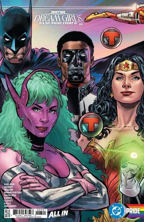 Cover of Justice League: Dream Girls - A DC Pride Event #3