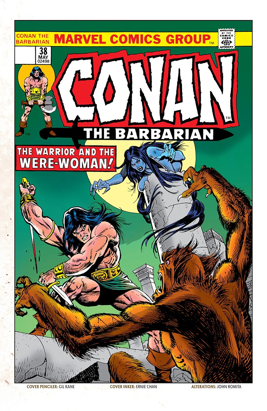 Cover of Conan the Barbarian #38