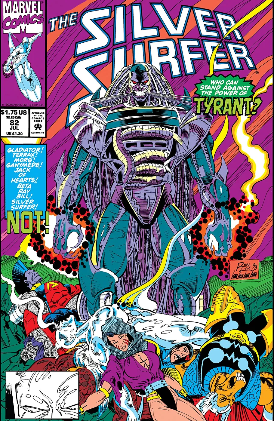 Cover of Silver Surfer #82