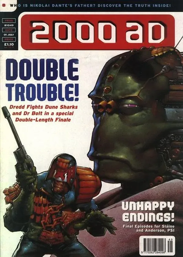 Cover of 2000 AD #1049