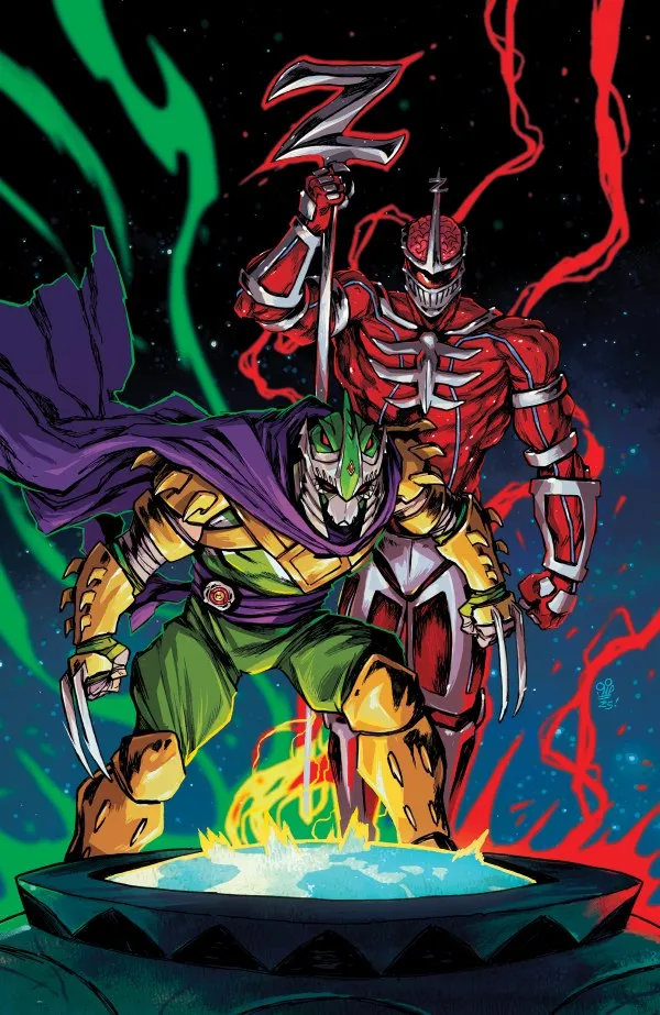 Cover of Mighty Morphin Power Rangers / Teenage Mutant Ninja Turtles III #2