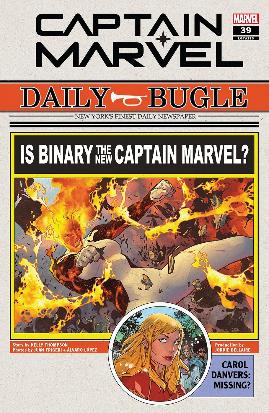 Cover of Captain Marvel #39 (173)