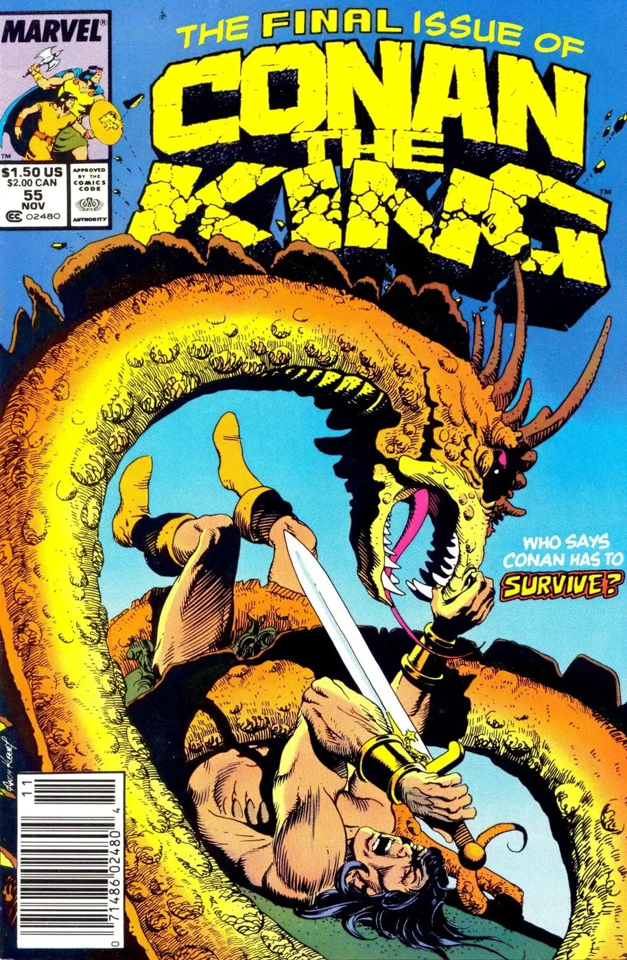 Cover of Conan the King #55