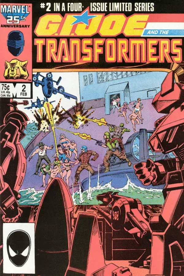Cover of G.I. Joe and the Transformers #2