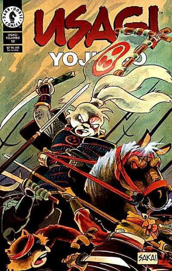 Cover of Usagi Yojimbo #10