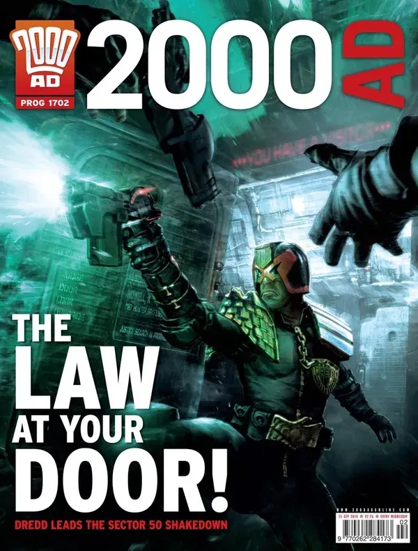 Cover of 2000 AD #1702