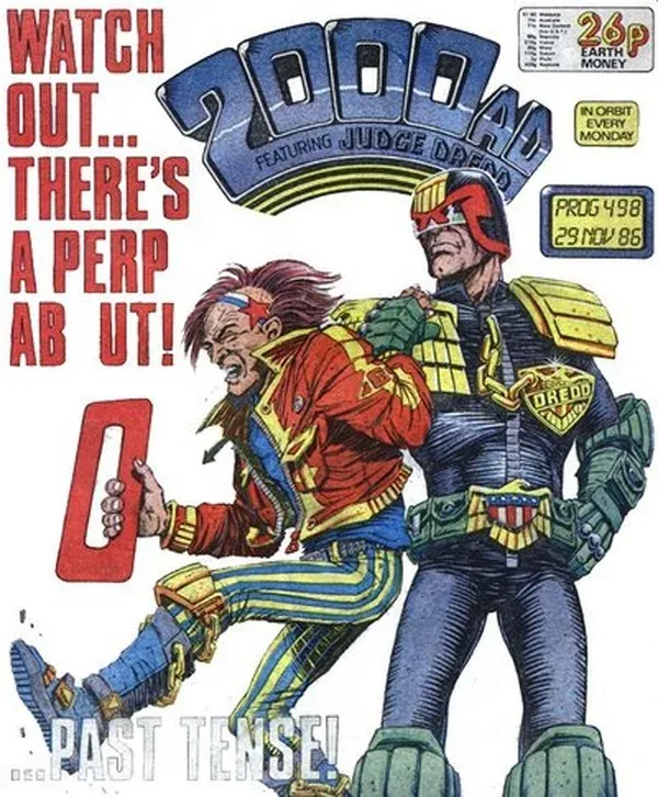Cover of 2000 AD #498