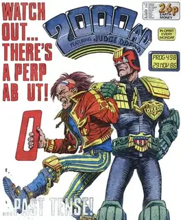 Cover of 2000 AD #498