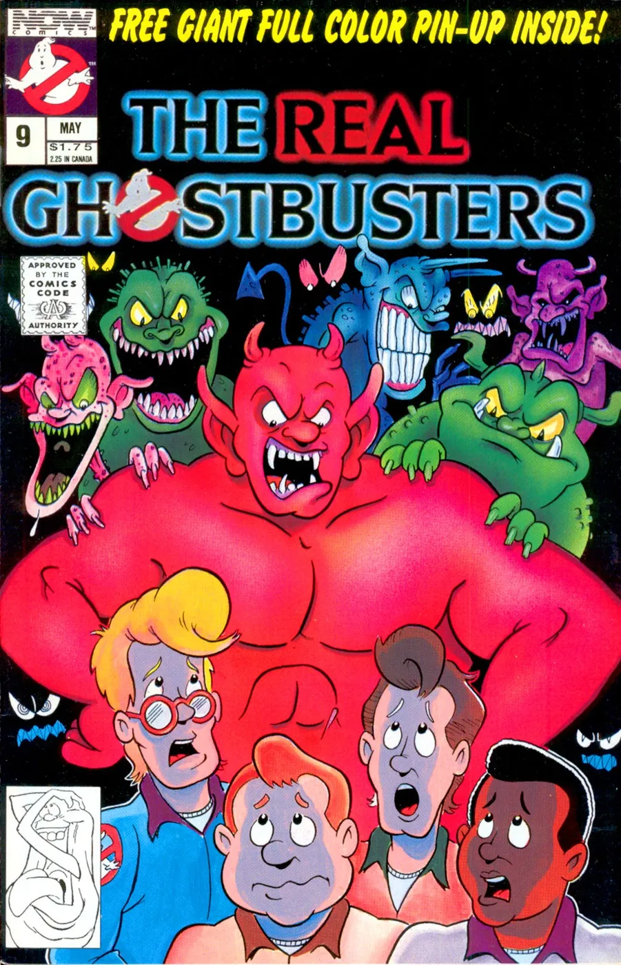 Cover of The Real Ghostbusters #9