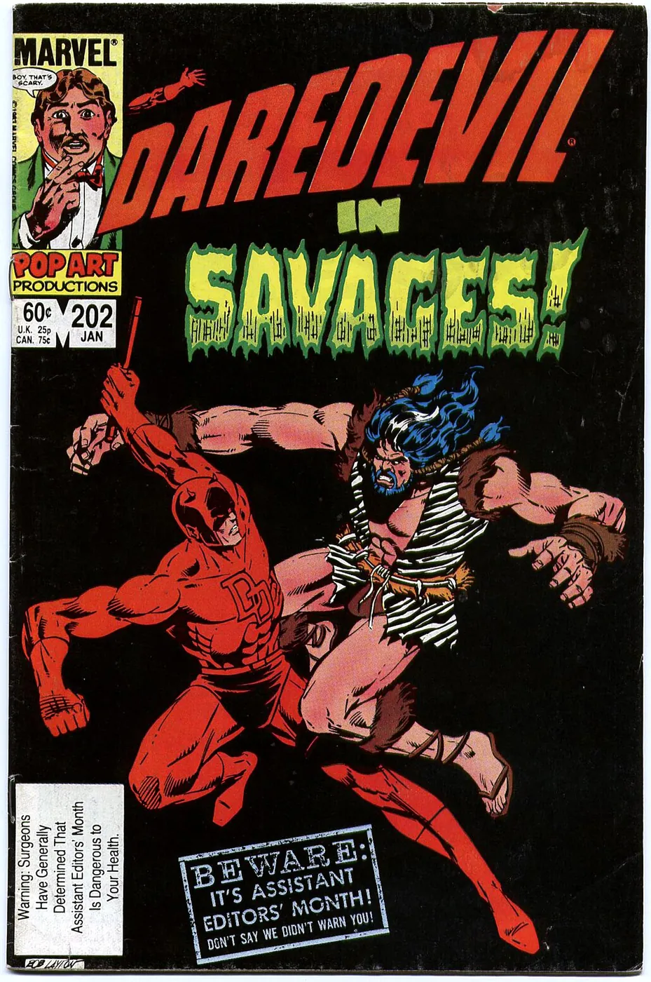 Cover of Daredevil #202