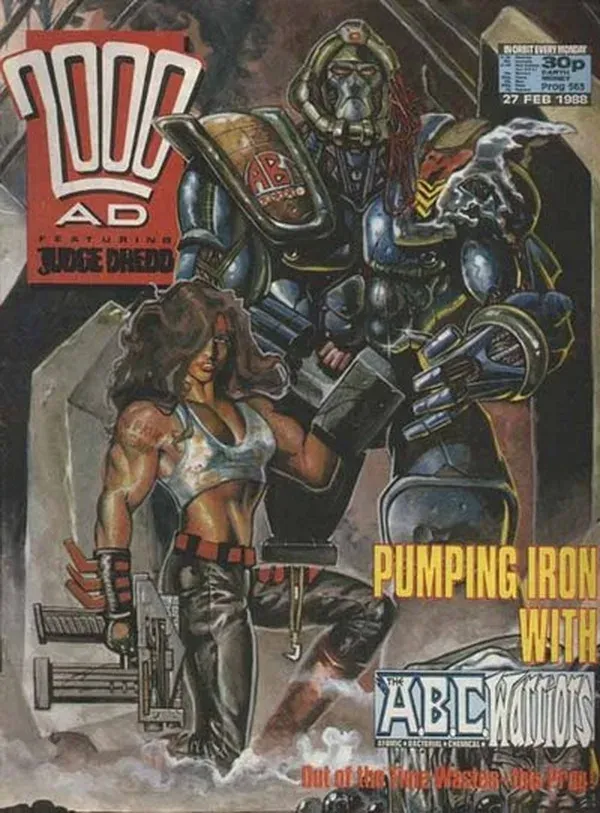 Cover of 2000 AD #563