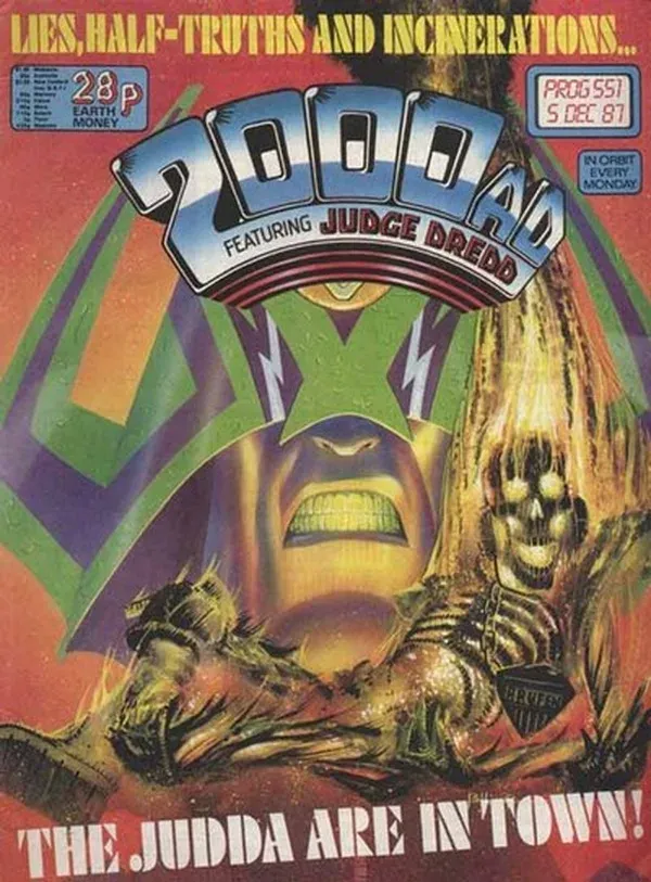 Cover of 2000 AD #551