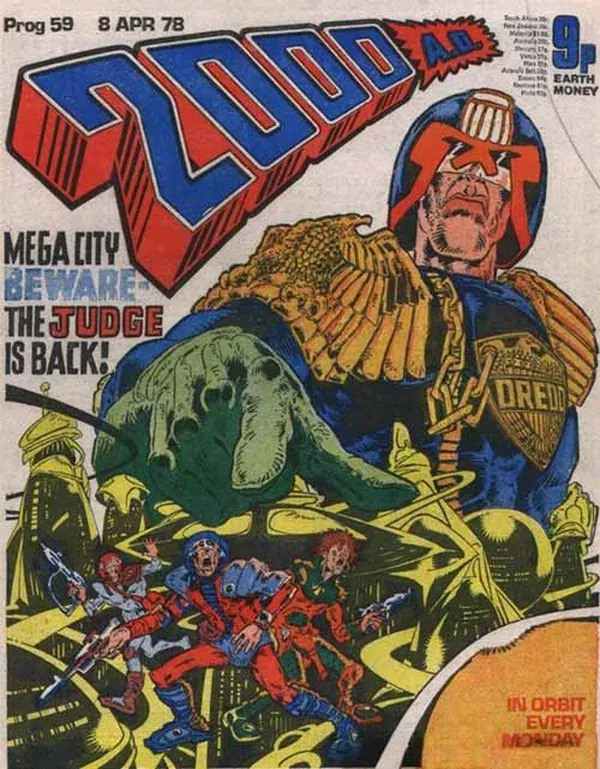 Cover of 2000 AD #59