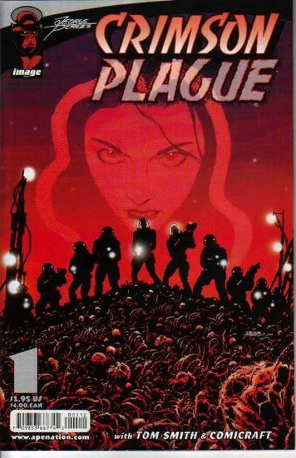 Cover of George Pérez's Crimson Plague #1