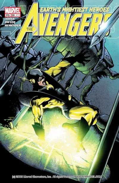 Cover of Avengers #59 (474)