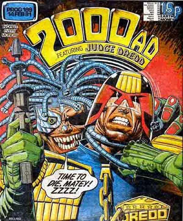 Cover of 2000 AD #199