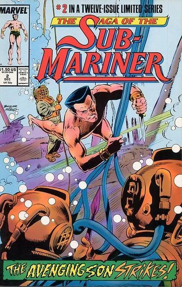 Cover of Saga of the Sub-Mariner #2