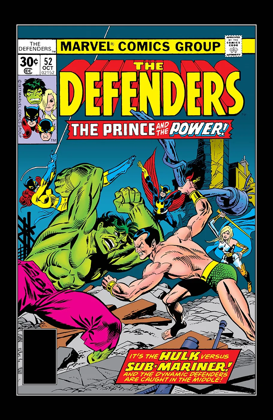 Cover of The Defenders #52