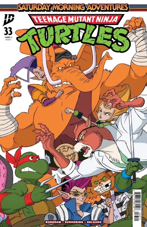 Cover of Teenage Mutant Ninja Turtles: Saturday Morning Adventures #33