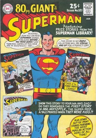 Cover of Superman #183