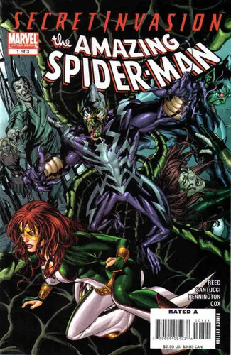 Cover of Secret Invasion: The Amazing Spider-Man #1