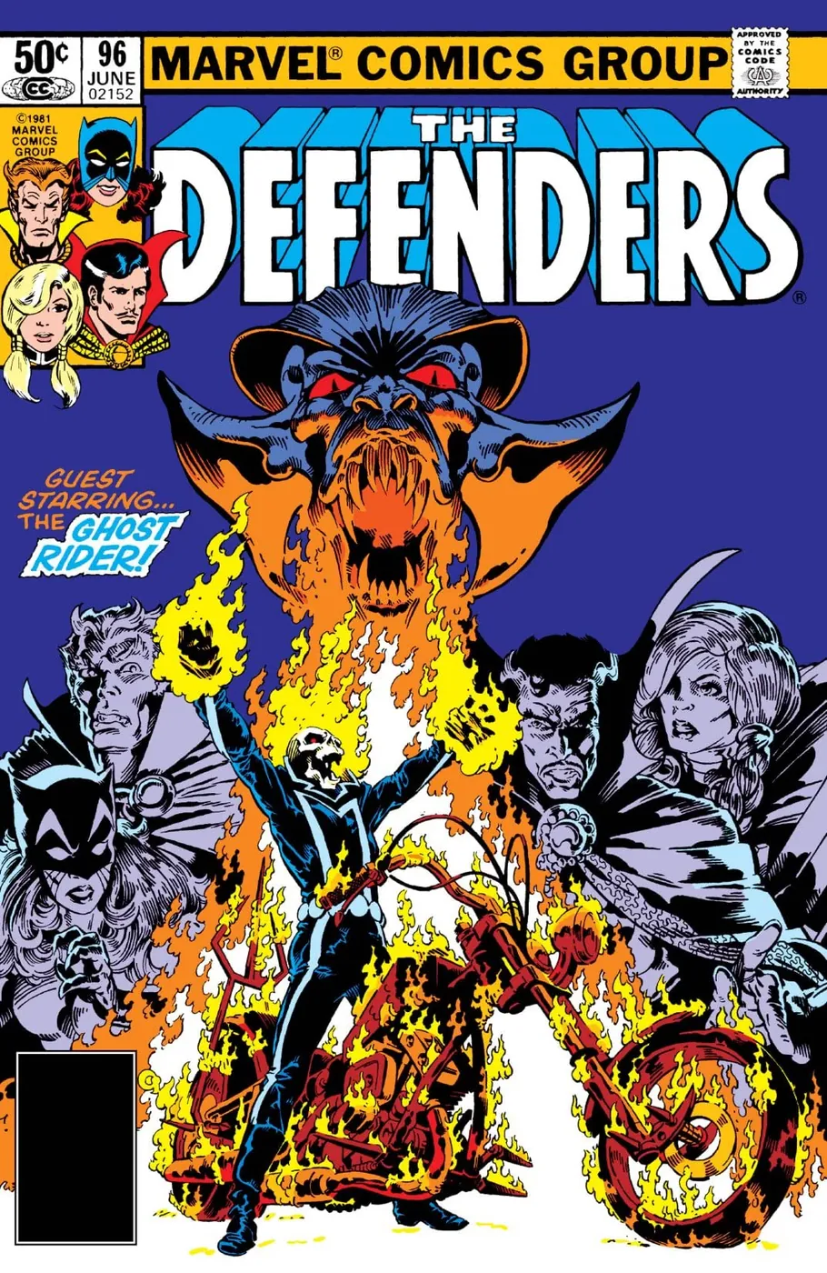 Cover of The Defenders #96