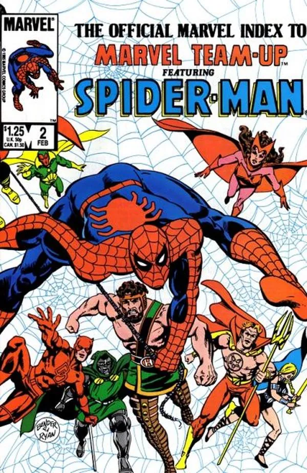 Cover of The Official Marvel Index to Marvel Team-Up #2