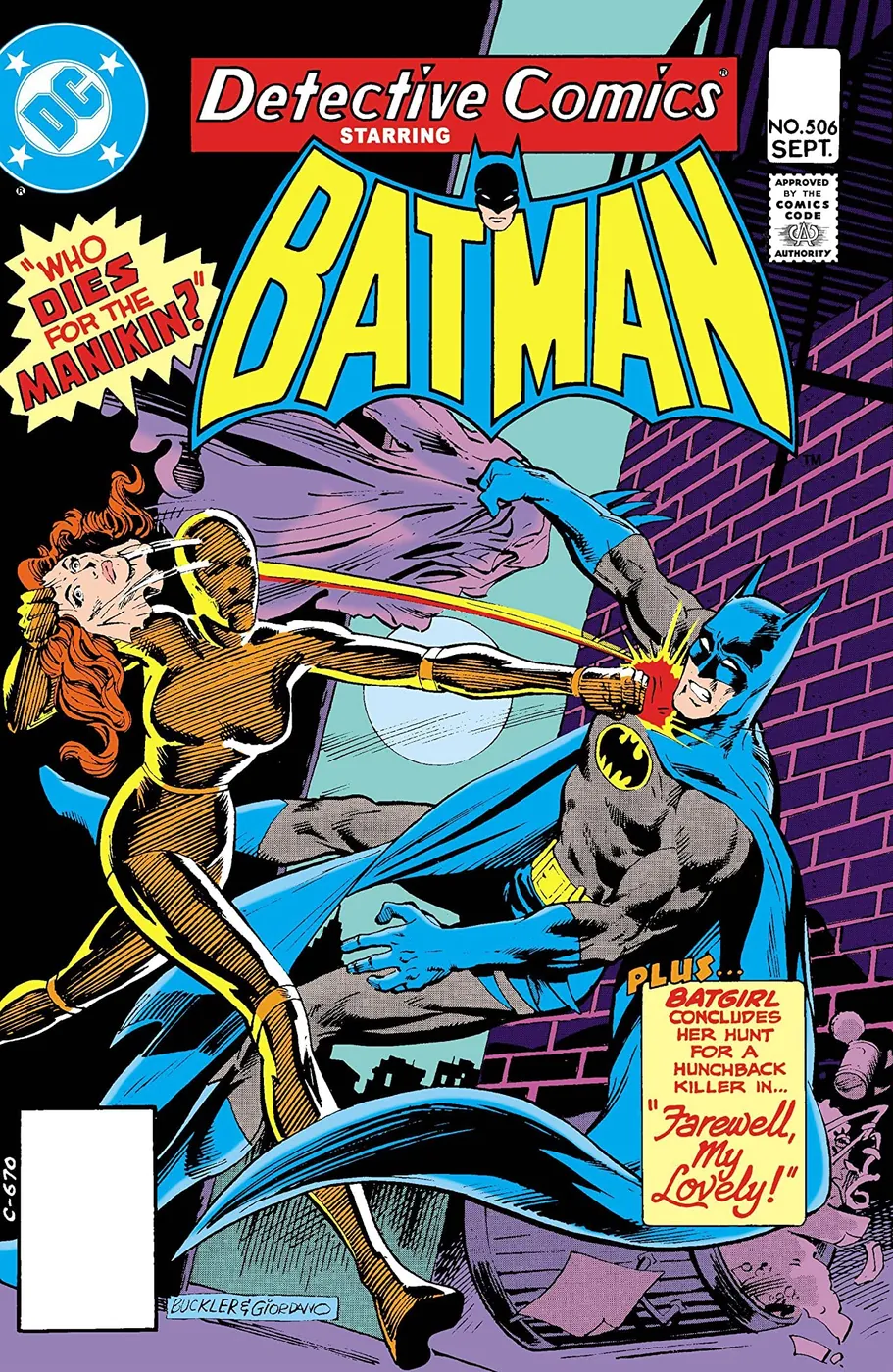 Cover of Detective Comics #506