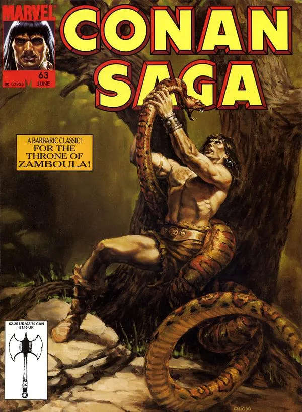 Cover of Conan Saga #63