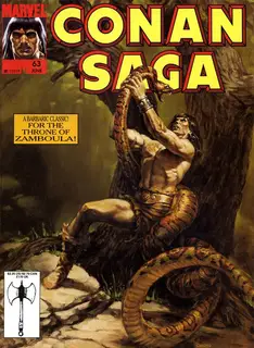 Cover of Conan Saga #63
