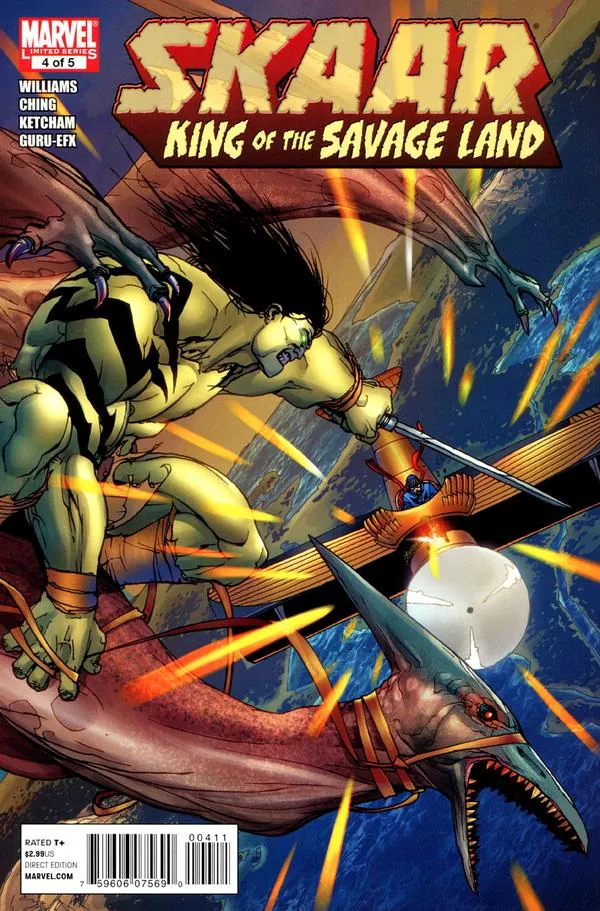 Cover of Skaar: King of the Savage Land #4
