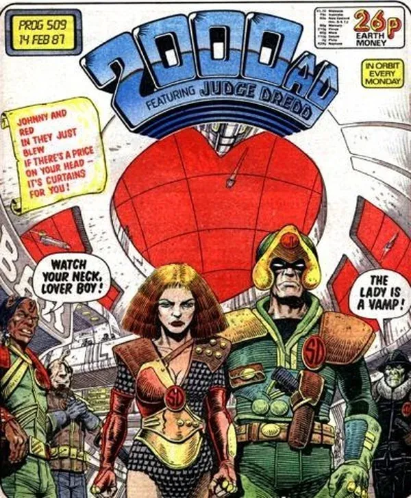 Cover of 2000 AD #509
