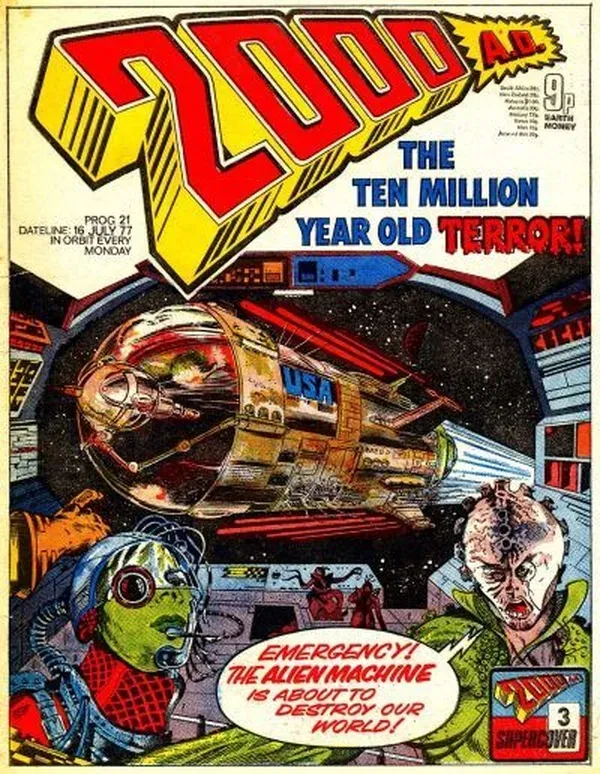 Cover of 2000 AD #21