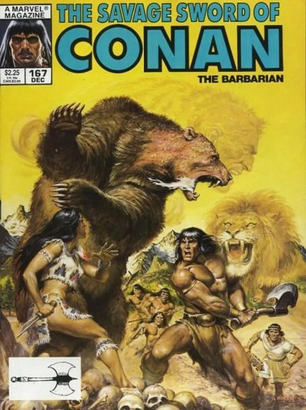 Cover of The Savage Sword of Conan #167