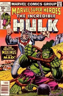 Cover of Marvel Super-Heroes #72